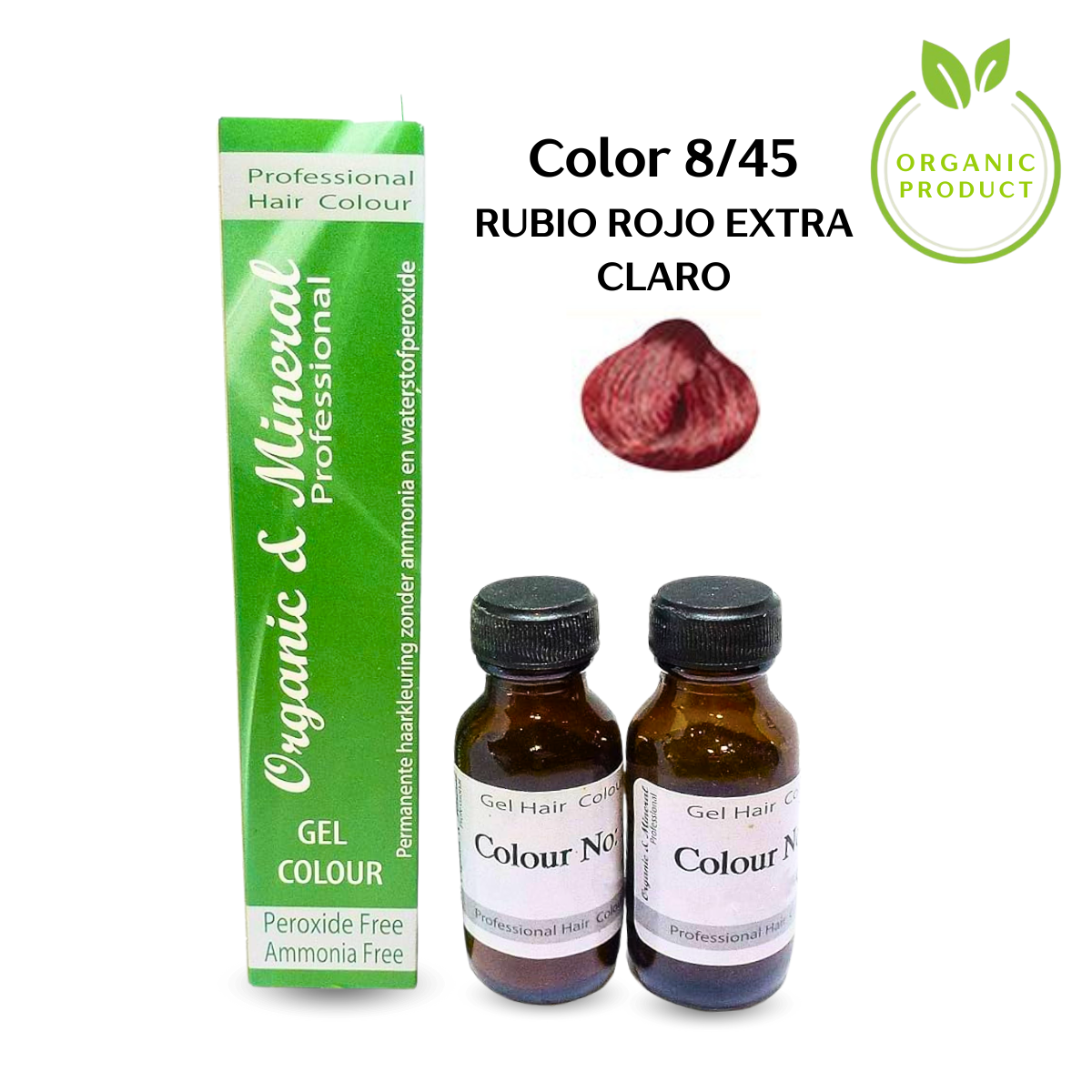 Tintura Orgánica Color 8/45
