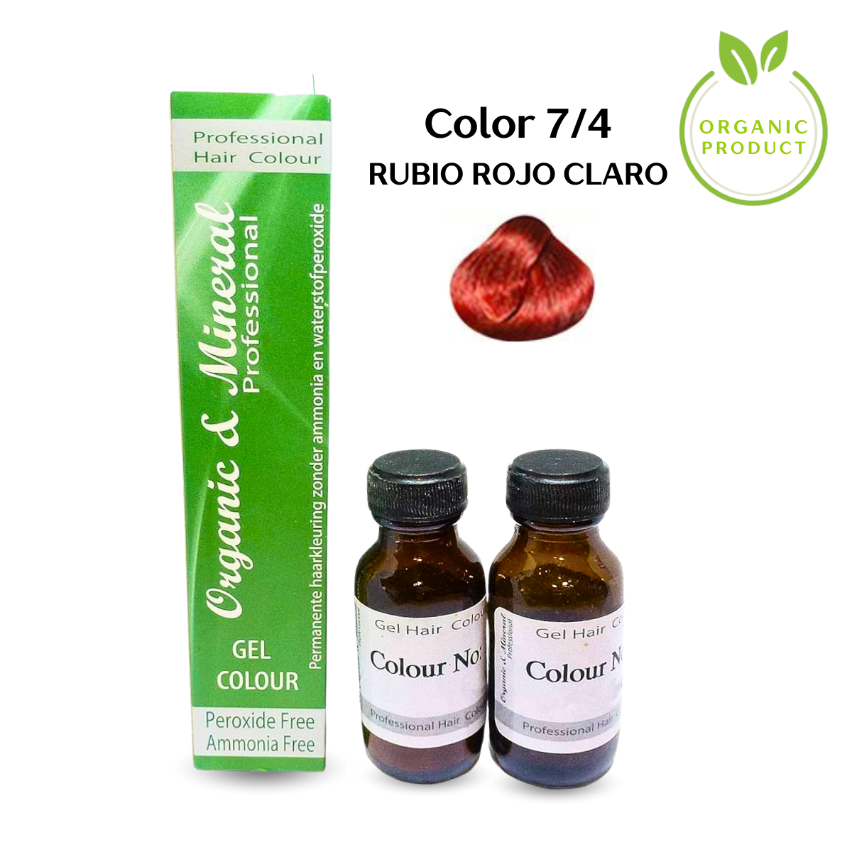 Tintura Orgánica Color 7/4