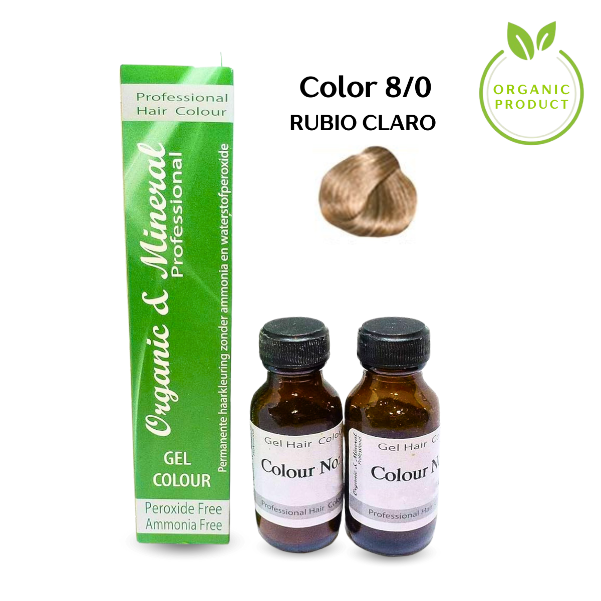 Tintura Orgánica Color 8/0