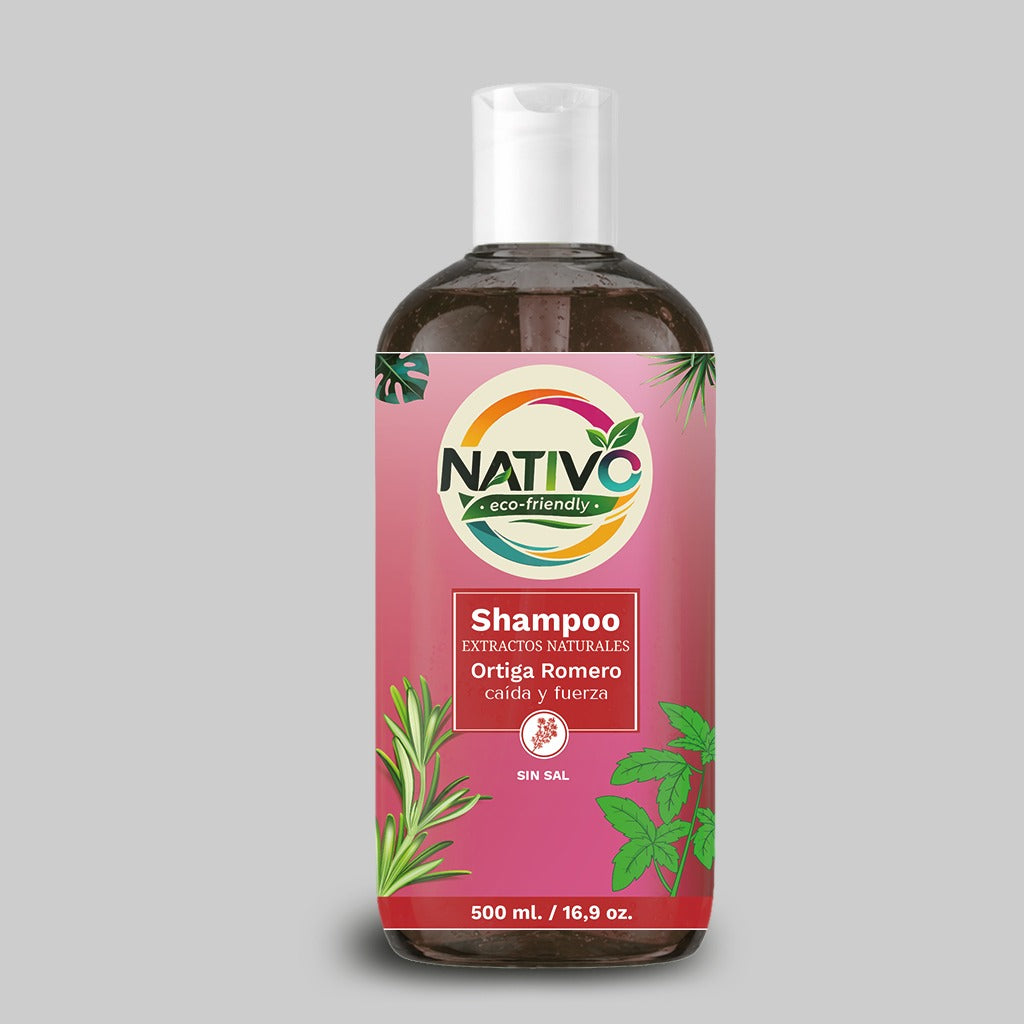 Shampoo Ortiga Romero - Caída y fuerza